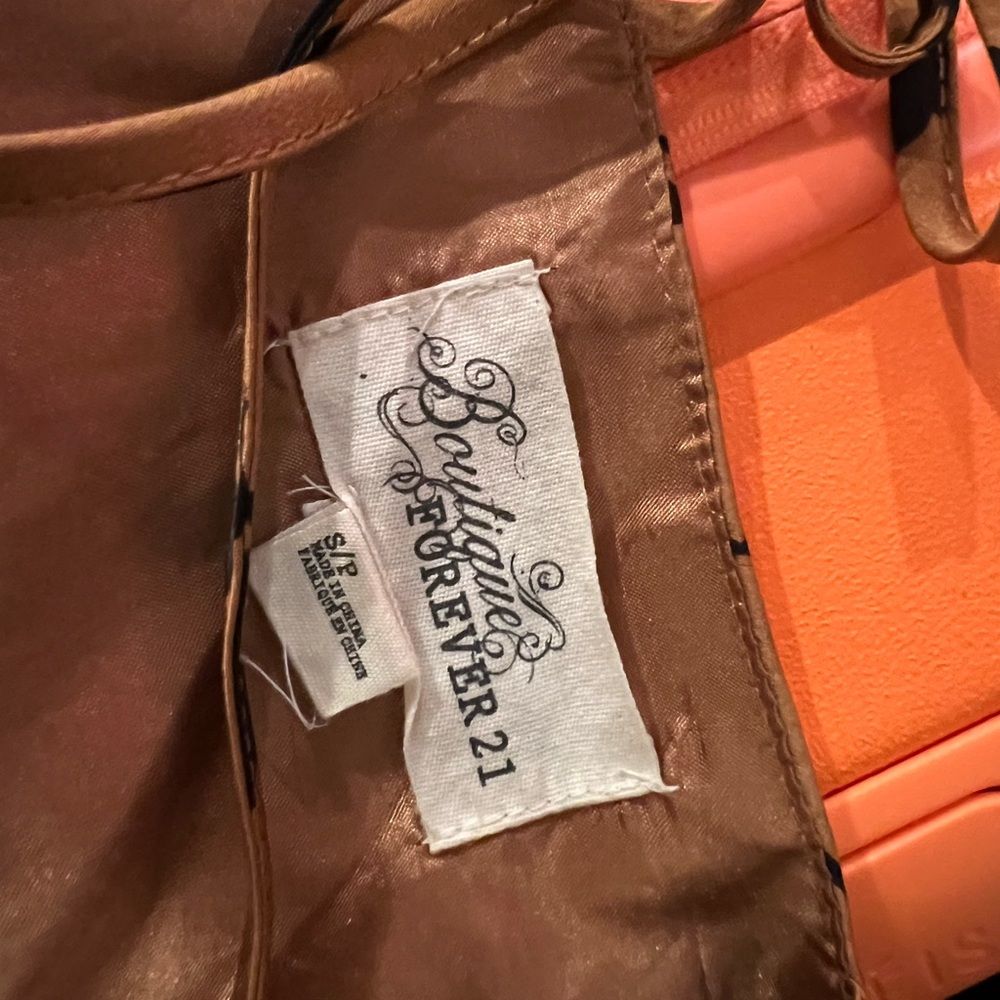 A-line satin horse print lace dress - Picture 3 of 5